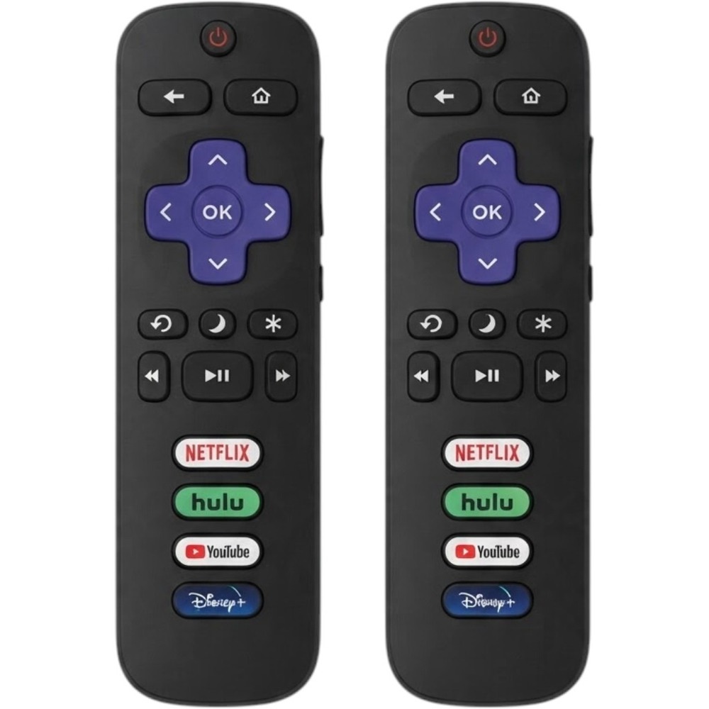 Lot of 2 Roku Replacement Remote Controls for Streaming Players and Roku TV